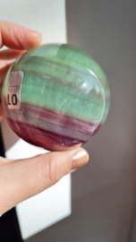 Fluoriet Regenboog Edelsteen Bol no.11