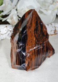Mahonie Obsidiaan Ruw 12 cm