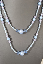 Ketting blauw gelaagd