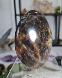 Zwarte Maansteen Edelsteen Sculptuur 8 cm no.3