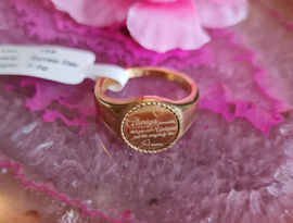 Ring You're Unique Roestvrijstaal - Maat 16