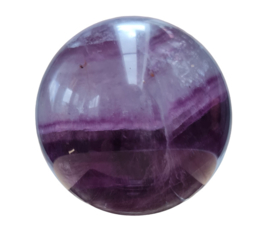 Fluoriet Paars Edelsteen Bol - 4,4cm