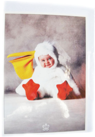 Postkaart met envelop - Pelikaan - Baby - 10,5 x 15 cm