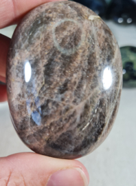 Zwarte Maansteen Palmsteen Edelsteen no.05 - 6 cm