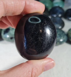 Toermalijn Zwart Palmsteen Edelsteen no.2 - 4,5 cm