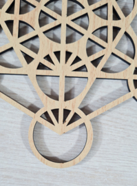 Grid Metatron - 20 cm - hout