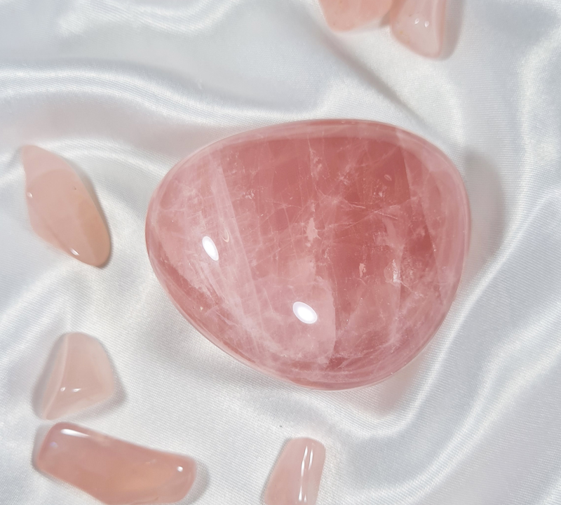 Rozenkwarts 6 cm A+ Jumbosteen Zuid - Afrika no.15