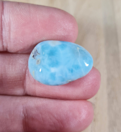 Larimar Trommelsteen - no.3 - 2 cm