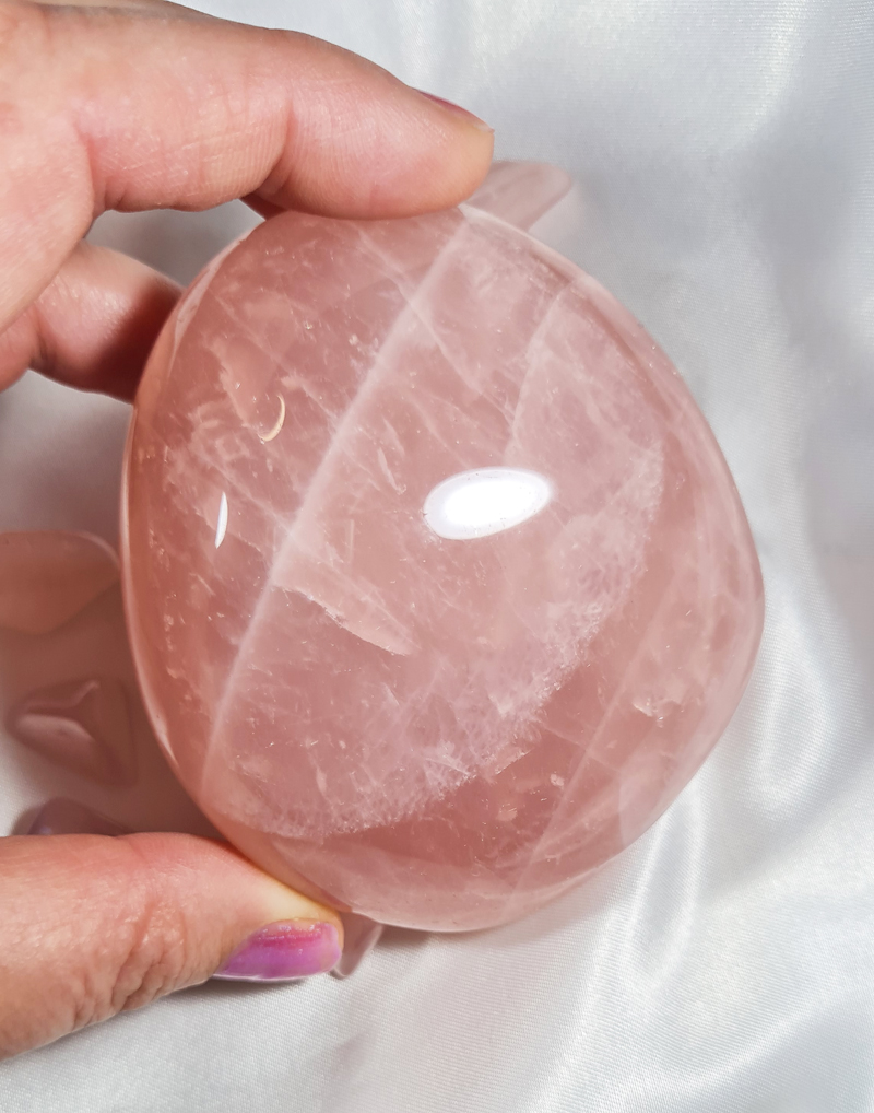 Rozenkwarts A+ 8,5 cm Jumbosteen Zuid - Afrika no.10