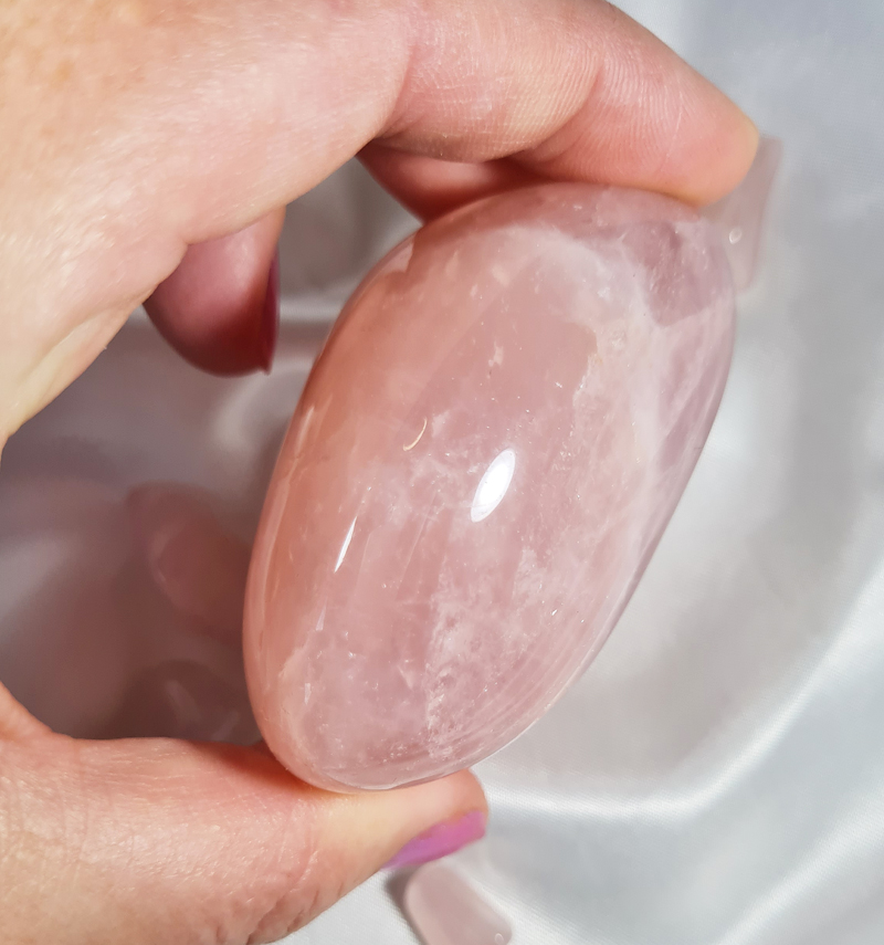 Rozenkwarts A+ 6,5 cm Jumbosteen Zuid - Afrika no.12