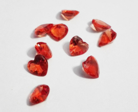 Charm - Bedeltje - Strass - hart