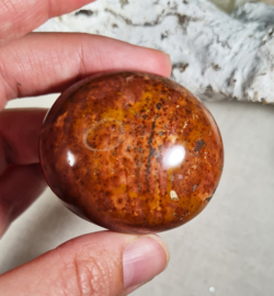 Rode Jaspis Handsteen no.1 Edelsteen