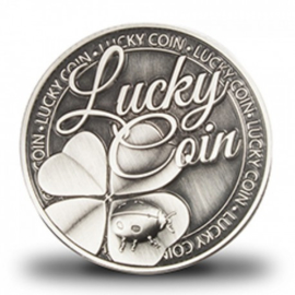 Geluksmunt -  Lucky Coin - klaver vier