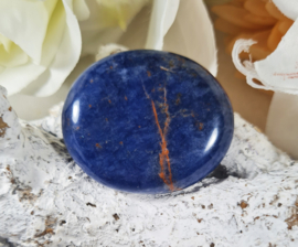 Sodaliet Platte Steen 4 cm no.3 Edelsteen Blauw