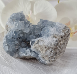 Celestien  Edelsteen Cluster Geode - 8cm - Blauw