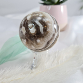 Zebra Calciet - Edelsteen Bol - no.6 - 5cm