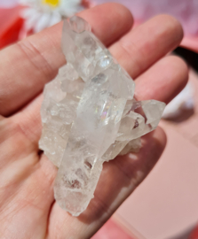 Bergkristal Cluster - Brazilië Edelsteen Cluster - Extra - no.10 - 6,5 cm