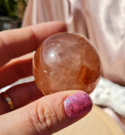 Hematoiet kwarts - Edelsteen Bol - no.7