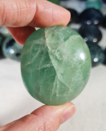 Fluoriet Groen Handsteen Edelsteen no.5 - 4,5 cm