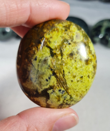 Groene Opaal Palmsteen Edelsteen no.14 - 4,5 cm