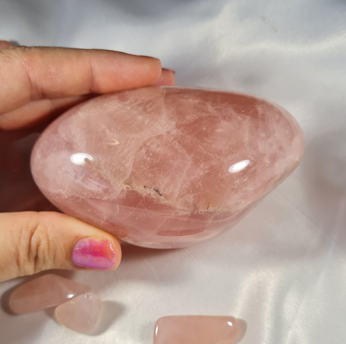 Rozenkwarts A+ 9,5 cm Jumbosteen Zuid - Afrika no.1