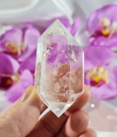 Bergkristal - Dubbeleinder - no.5 - 6 cm