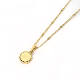 Ketting Create sunshine - Quotes to live by - goudkleur