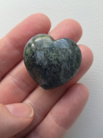 Mosagaat Edelsteen Hart 3 cm