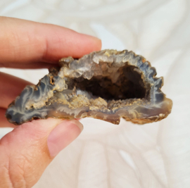 Agaat Geode Druzy Brazilië no.5 - 6 cm