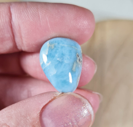 Larimar Trommelsteen - no.7 - 1,7 cm