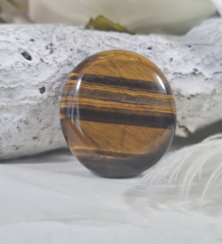 Tijgeroog Platte Steen no.8 - 3,5 cm Edelsteen