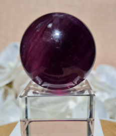 Fluoriet Paars Edelsteen Bol - 4,4cm