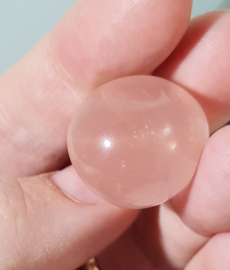 Rozenkwarts - Ronde Trommelsteen - Ster