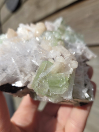 Stilbiet - Apofylliet met Scolesiet