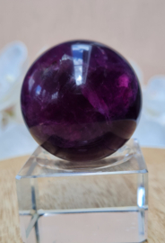 Fluoriet Paars Edelsteen Bol - 4 cm