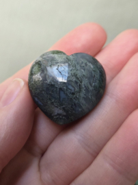 Mosagaat Edelsteen Hart 3 cm