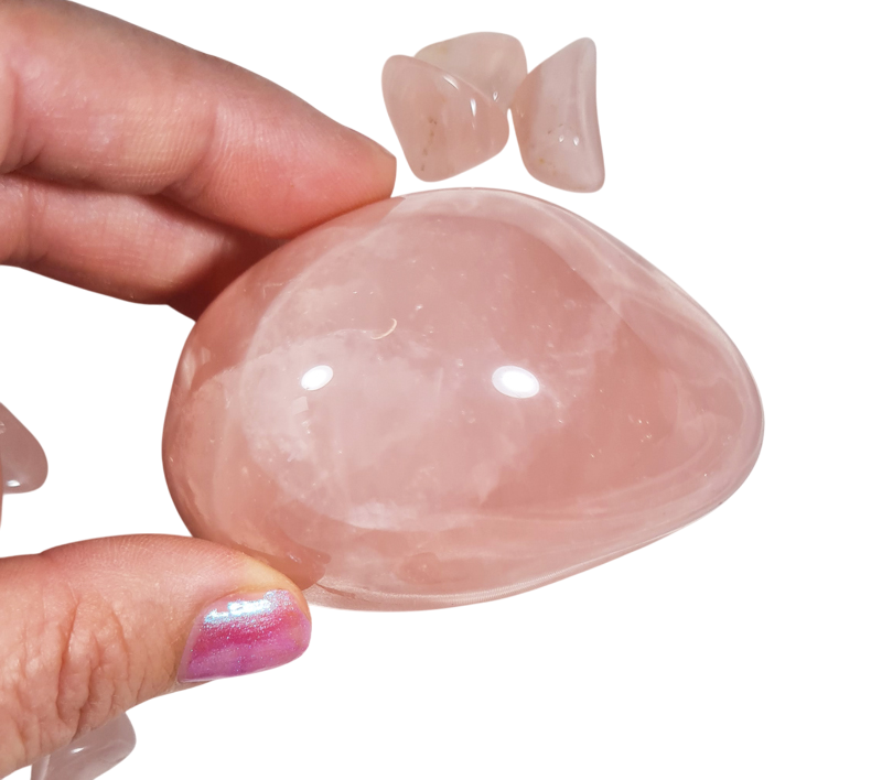 Rozenkwarts 7 cm A+ Jumbosteen Zuid - Afrika no.16