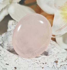Rozenkwarts Platte Steen no.7 - 3,5 cm Edelsteen
