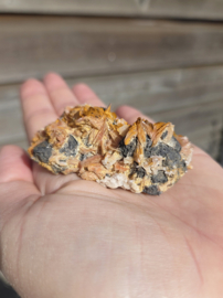 Bariet met Cerussiet Edelsteen Cluster - 5cm - Marokko