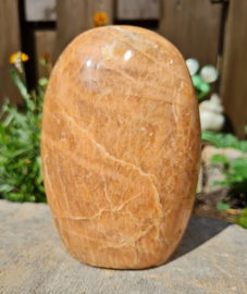 Roze Maansteen Sculptuur - no.2 - 11cm