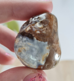 Agaat Geodine - trommelsteen - no.7 - 3,5 cm