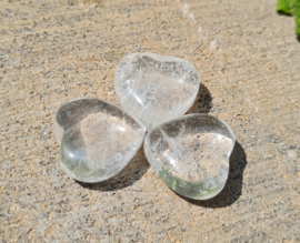 Bergkristal hart - 2 cm