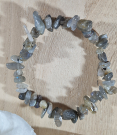 Edelsteen Armband Labradoriet Extra Splitstenen