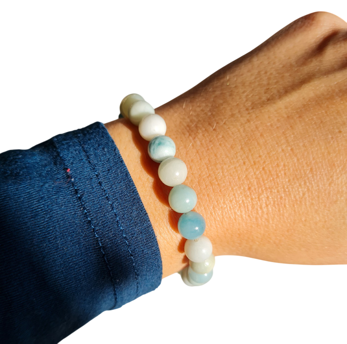 Edelsteen Armband Amazoniet 8 mm