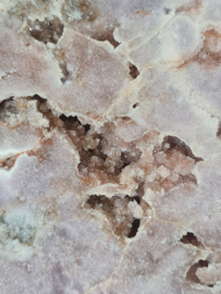 Roze Amethist - op standaard - no.5 - 21 cm