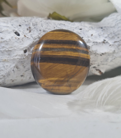 Tijgeroog Platte Steen no.8 - 3,5 cm Edelsteen
