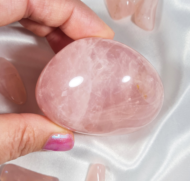 Rozenkwarts 6 cm A+ Jumbosteen Zuid - Afrika no.15