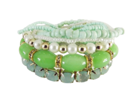 Armbanden set groen