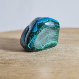Chrysocolla Malachiet Trommelsteen no.1 - 2 cm