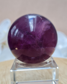 Fluoriet Paars Edelsteen Bol - 4,6cm